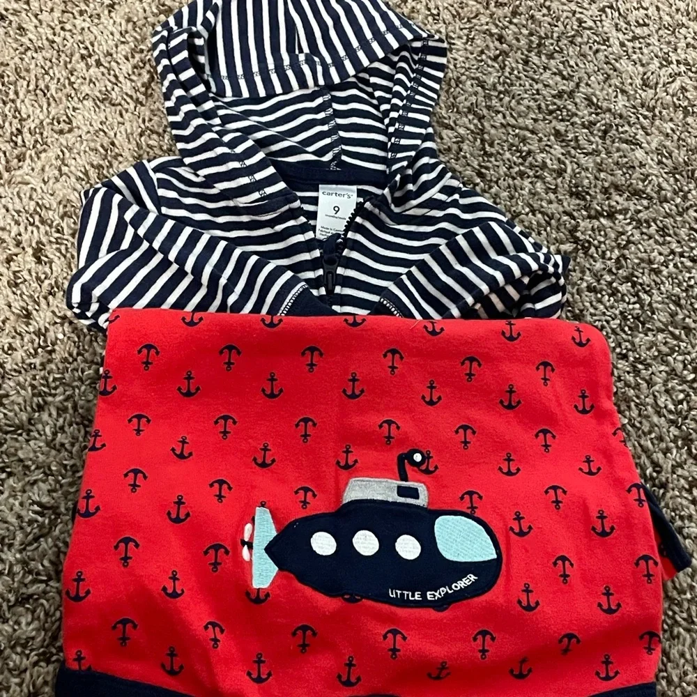 Carters cozy navy
